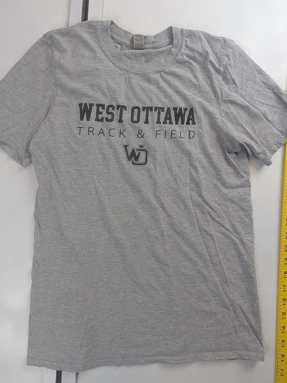 Gildan Men's Grey West Ottawa Track & Field Tee